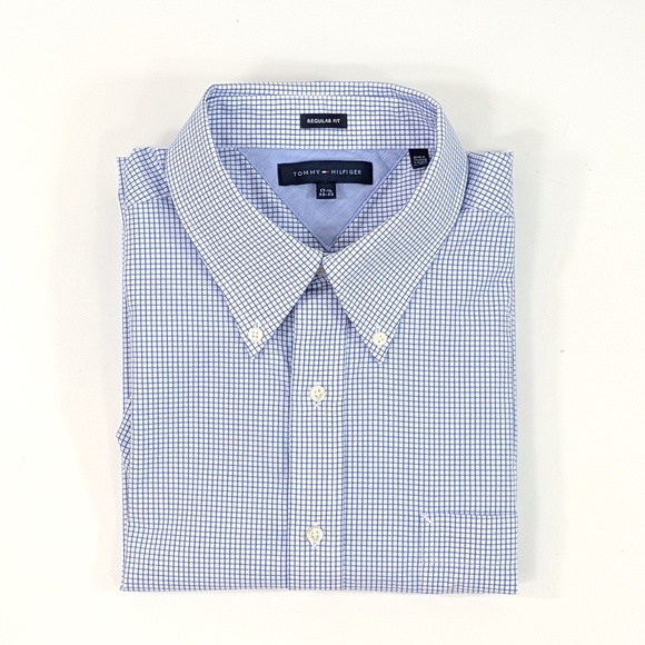 WHITE-CHECKS NEW WITH TAGS TOMMY HILFIGER MEN/'S CUSTOM FIT CASUAL SHIRTS-GREEN